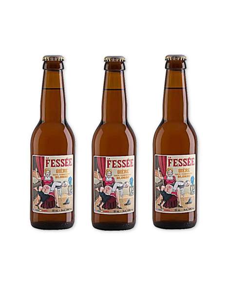 La fessée bière blonde 7.2° 33cl par 3