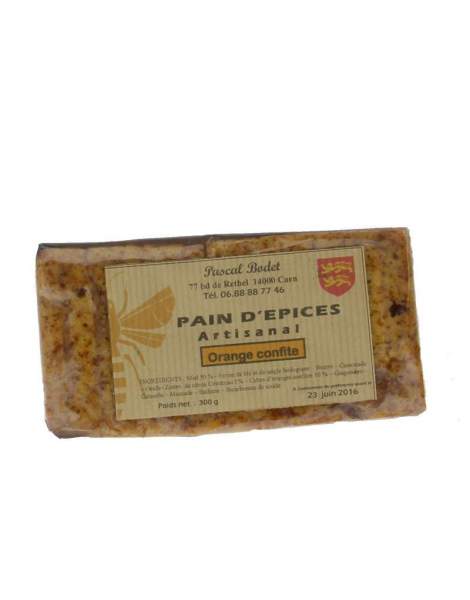 Pain d'épices à l'orange confite 275g