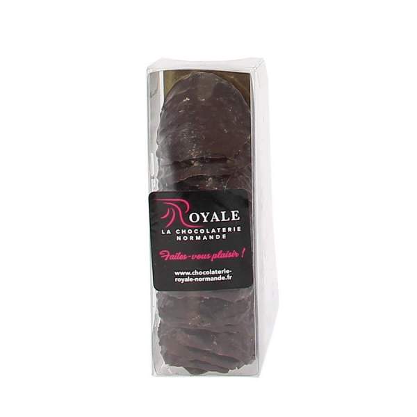Etui tuiles chocolat noir