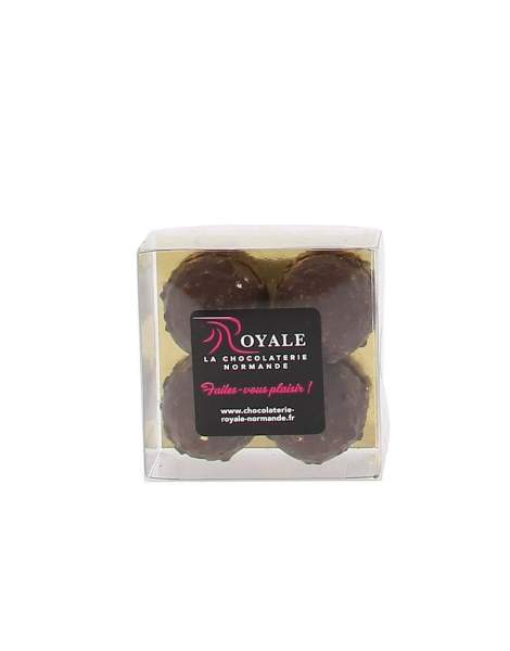 Etui 4 rochers chocolat noir 110 gr