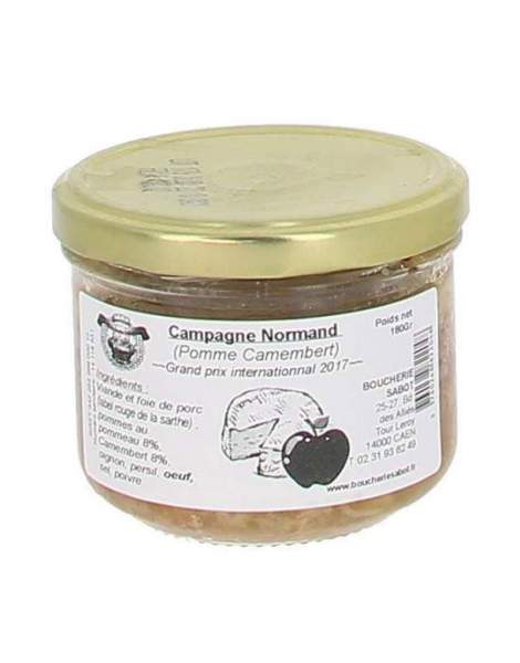 Terrine de campagne pomme et camembert Sabot 180g