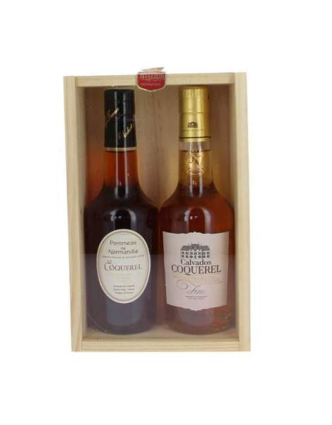 Coffret découverte Calvados fine et Pommeau de Normandie Coquerel