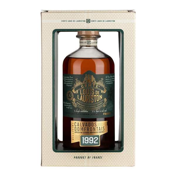 Calvados millésimé 1992 Lauriston 70cl 42%