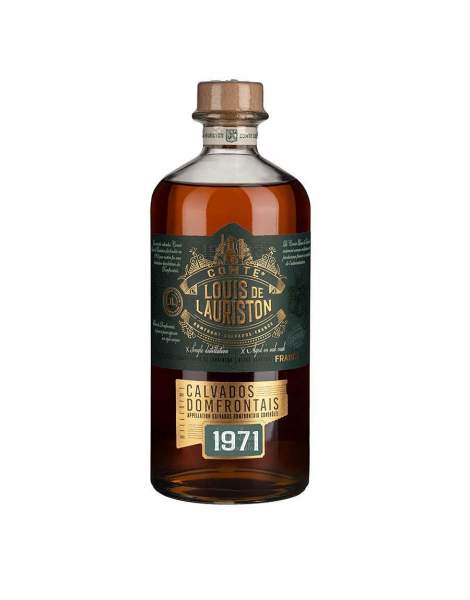 Calvados millésimé 1971 Lauriston 70cl 42%