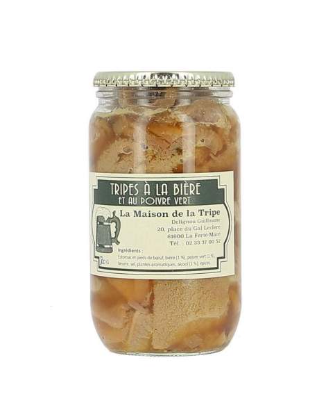 Tripes à la bière et au poivre vert 800g Maison de la tripe