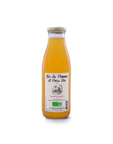 Jus de poire-pomme bio Manoir de Durcet 75cl