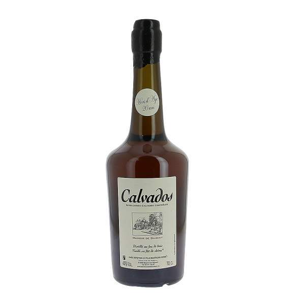 Calvados AOC hors d'âge 20 ans Manoir de Durcey 40% 70 cl