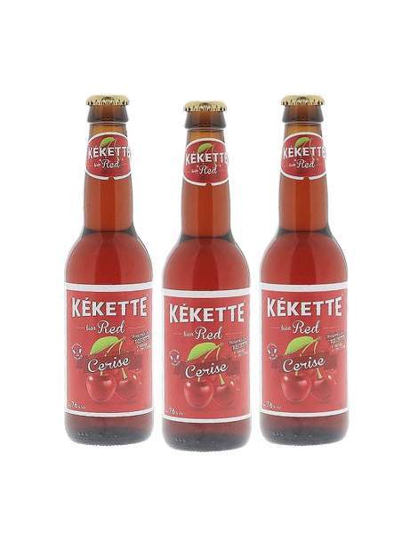 Kékette Bien Red 7,6° 33cl par 3