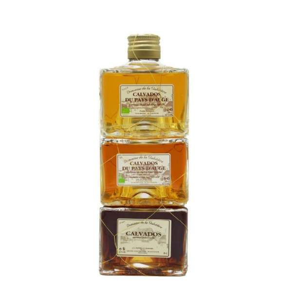 Carafe empilable Calvados bio La Galotière 3*20cl