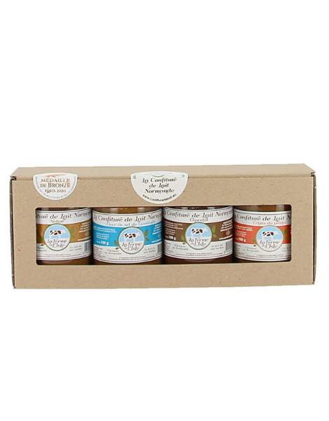 Lot de confitures de lait 4 x 100g Ferme de l'Isle