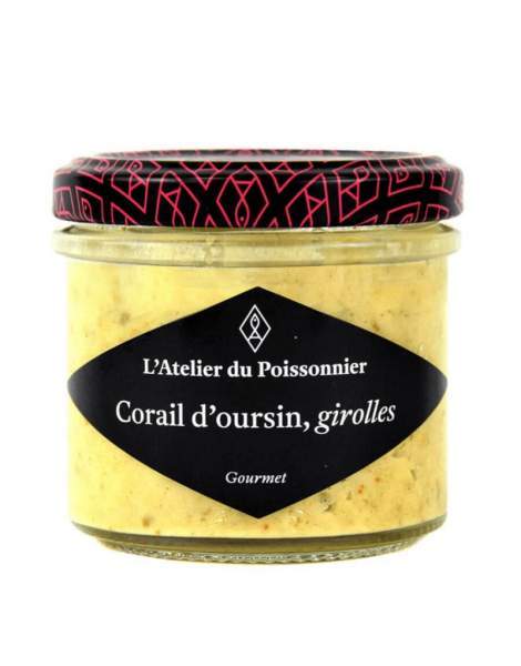 Rillettes de corail d'oursin, girolles 90g