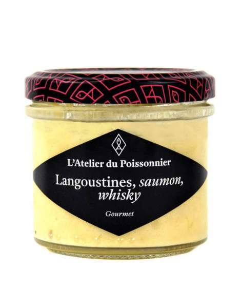 Rillettes de langoustines et saumon au whisky 90g