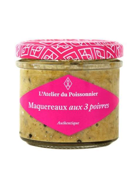 Rillettes Maquereaux aux 3 poivres 90g