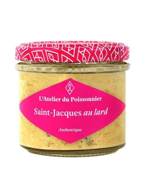 Rillettes saint Jacques au Lard 90g