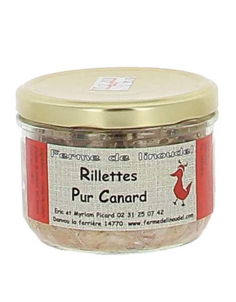 Rillettes pur canard 180g Linoudel