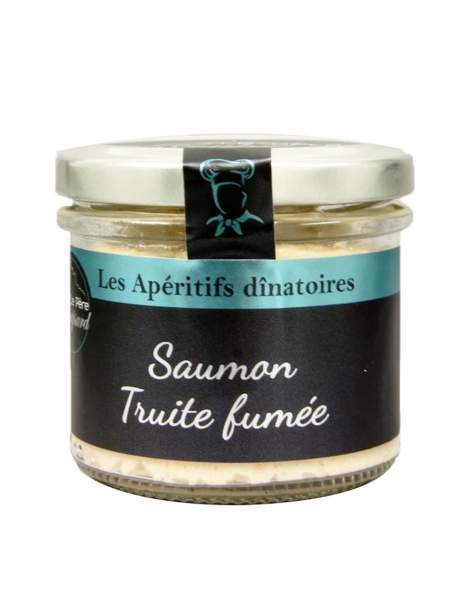 Tartinade Saumon et truite fumée Roupsard 100g