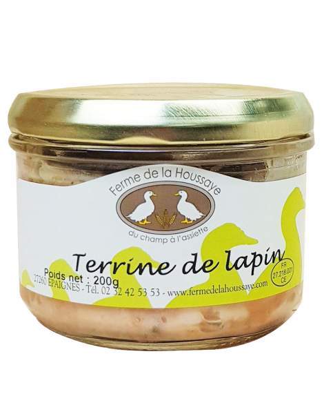 Terrine de lapin La Houssaye 200g
