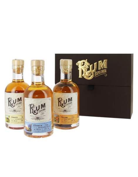 Le coffret rhums "Voyage autour du monde" Château du Breuil