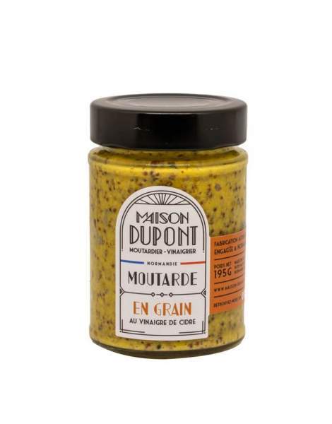 Moutarde en grain 195g