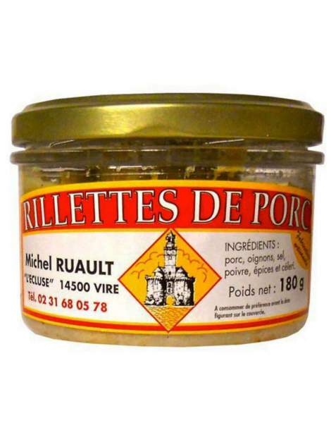 Rillettes de porc Ruault 180g