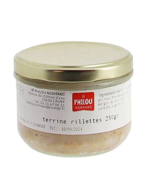 Rillettes de porc Le philou normand 180g
