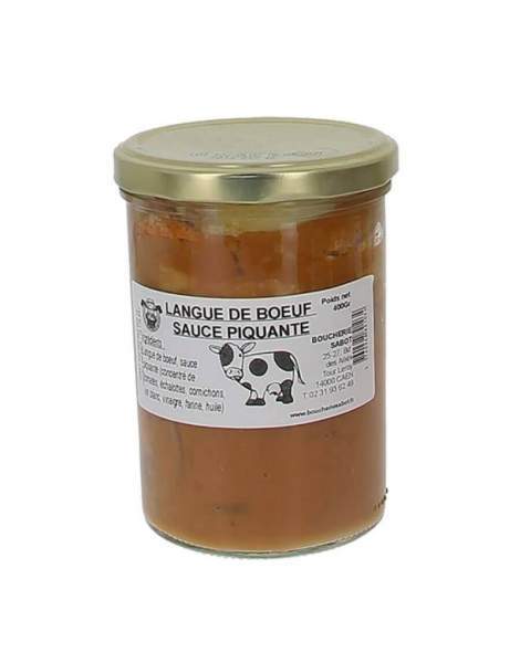 Langue de boeuf sauce piquante Sabot 400g