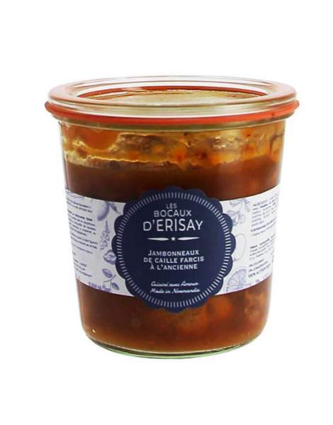 Jambonneaux de caille farcis à l'ancienne Erisay 450g
