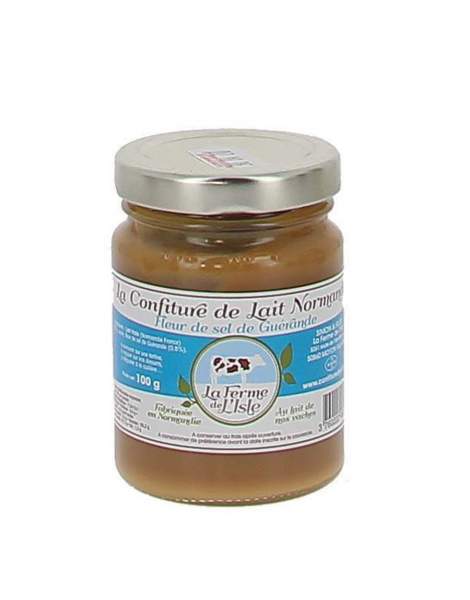 Confiture de lait à la fleur de Sel de Guérande 100g Ferme de l'Isle