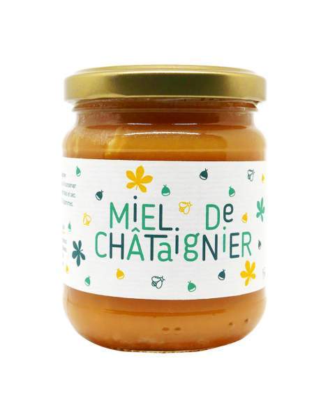 Miel de châtaignier Uibie 250g