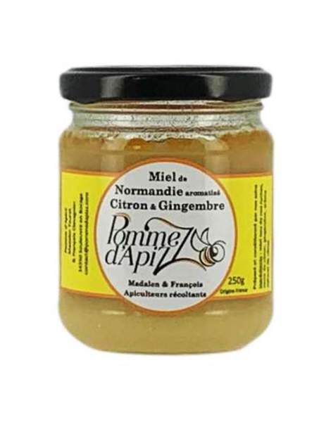 Miel citron gingembre Pomme d'apizz 250g