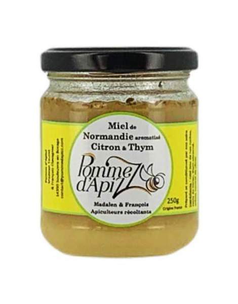 Miel citron thym Pomme d'apizz 250g