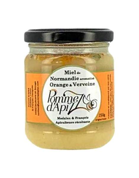 Miel orange verveine Pomme d'apizz 250g
