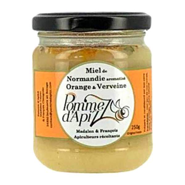 Miel orange verveine Pomme d'apizz 250gr