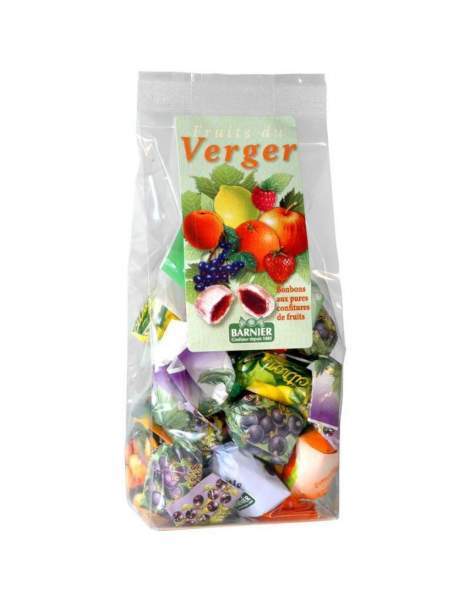 Sachet bonbons fruits du verger Barnier 200g