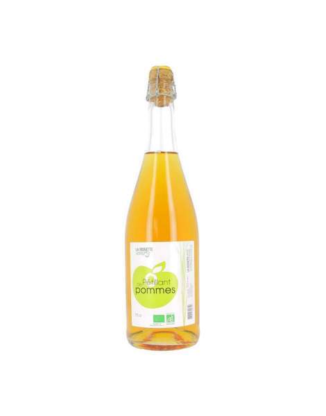 Jus de pomme pétillant bio 75cl Verger de la reinette