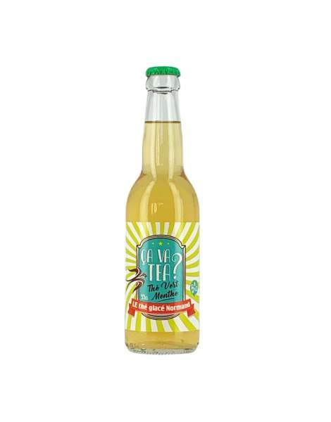 Ça va tea vert menthe 33cl La ferme de la plantaire noire
