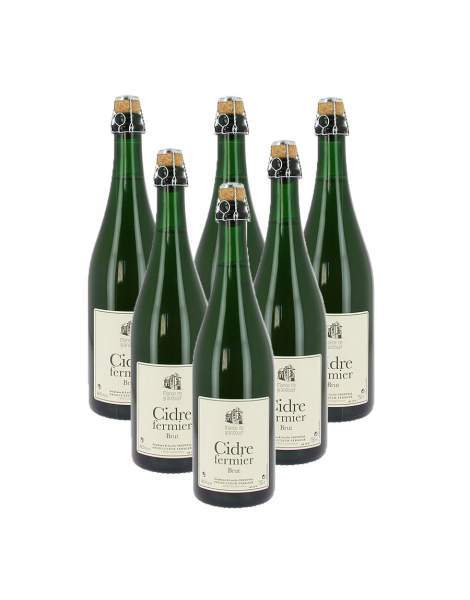 Cidre brut fermier bio Grandval 75cl par 6