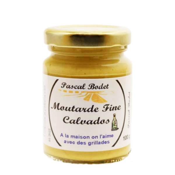 Moutarde fine au calvados artisanale Pascal Bodet
