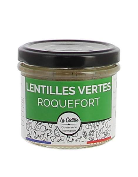 Tartinable lentilles vertes roquefort La Cédille 120g