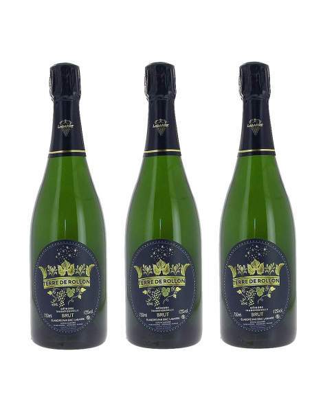 Lot de 3 méthodes traditionnelles Terre de Rollon 12% 75cl