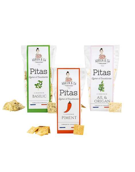Lot de Pitas Adrien & Cie 3 x 80g