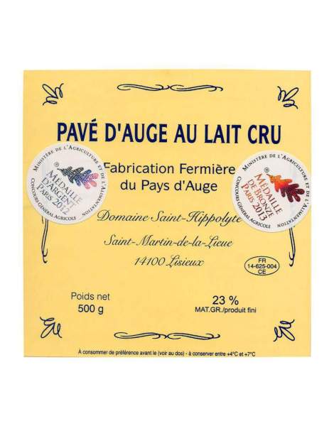 Pavé d'Auge Fermier ST HIPPOLYTE 500g